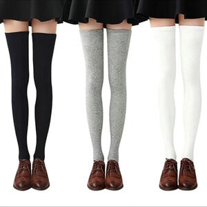1 LEFT! Women's Thigh High Socks